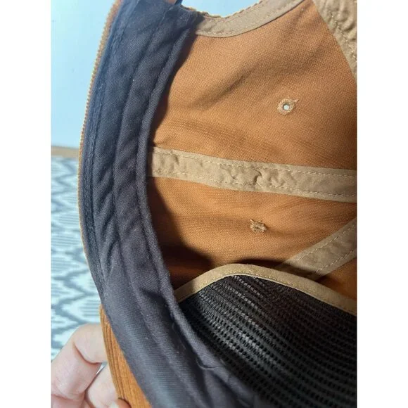 RARE Patagonia "Seazy Breezy" Fall 16’ Corduroy Hat Saddle Rust Brown - Picture 6 of 8